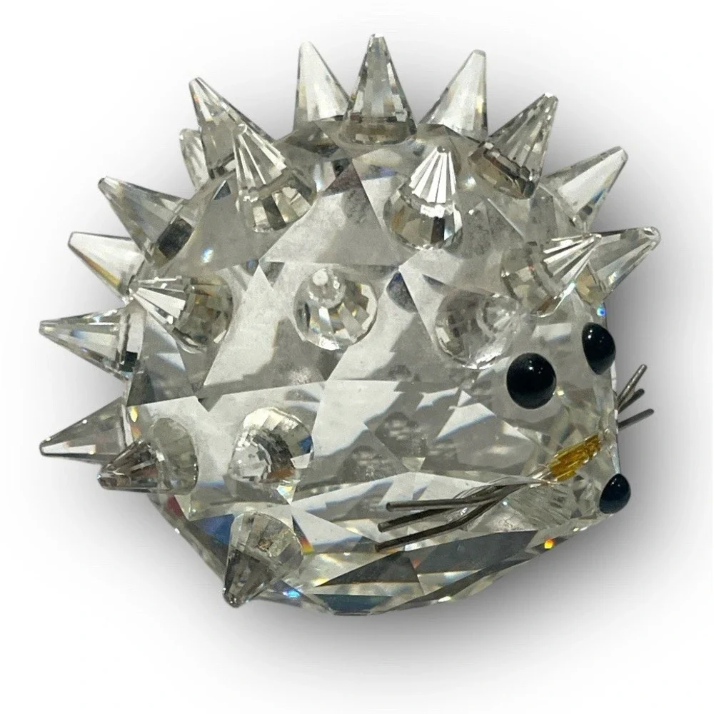 Swarovski Goeble‎ Dog Cat Goose Duck And Hedgehog Figurines 5 Paperweights